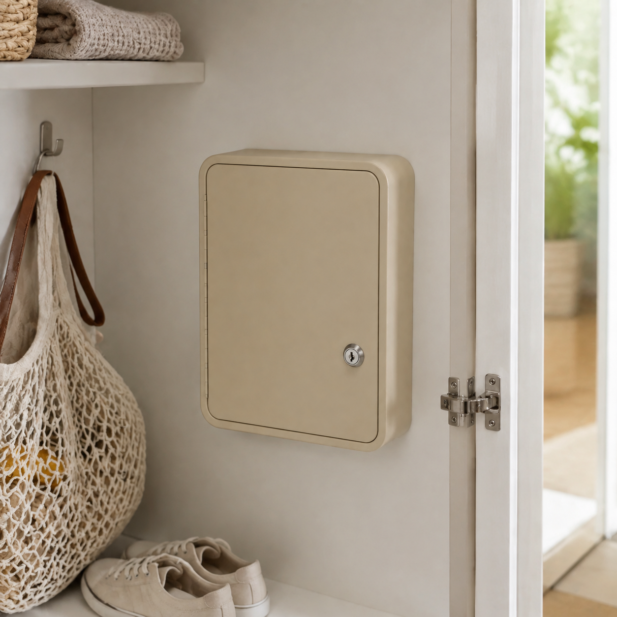 Oat Wall Key Cabinet