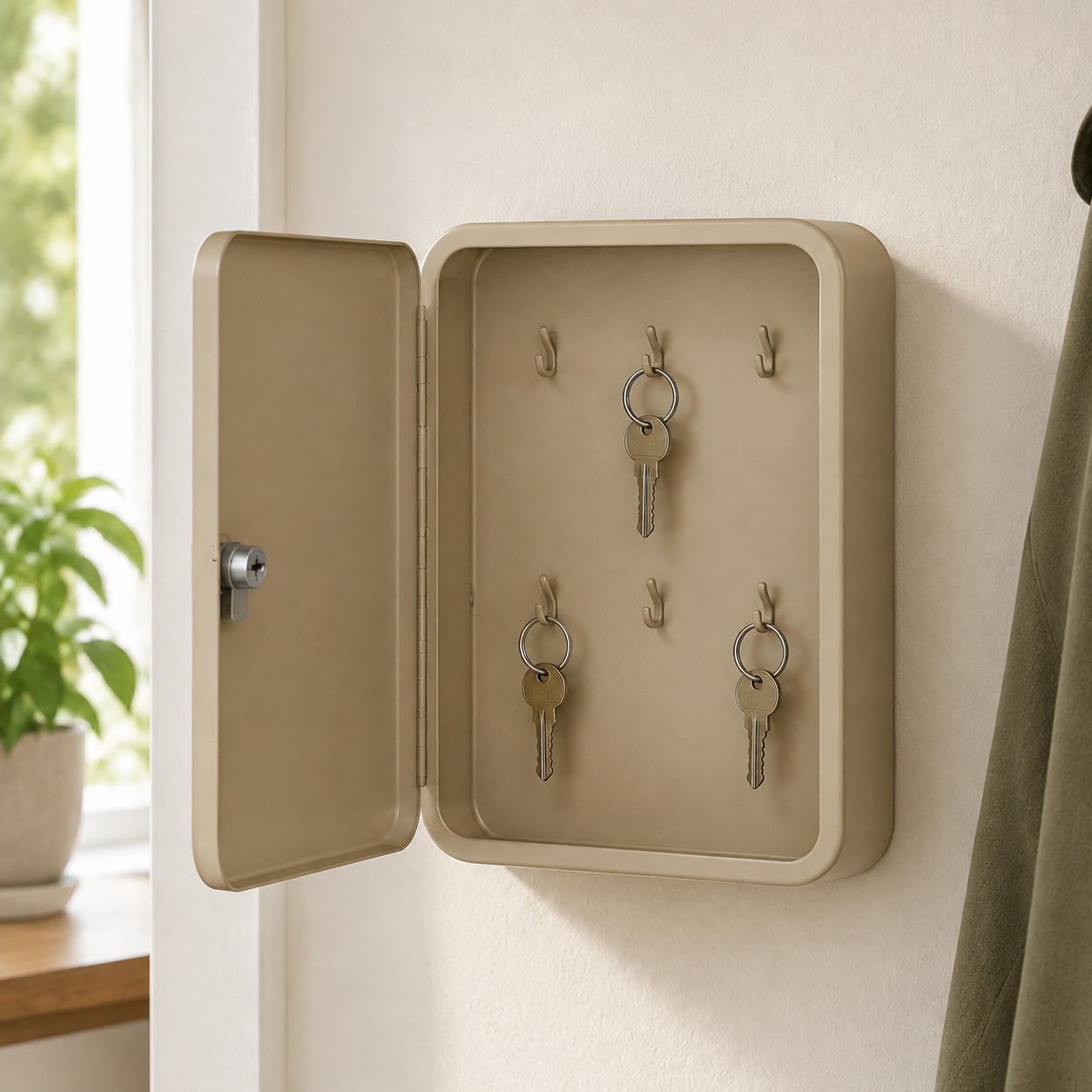 Oat Wall Key Cabinet