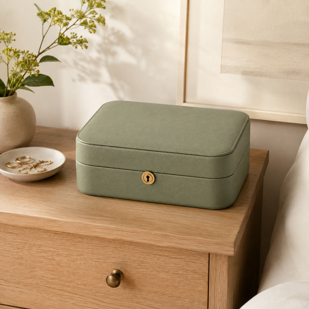 Sage Jewellery Lock Case