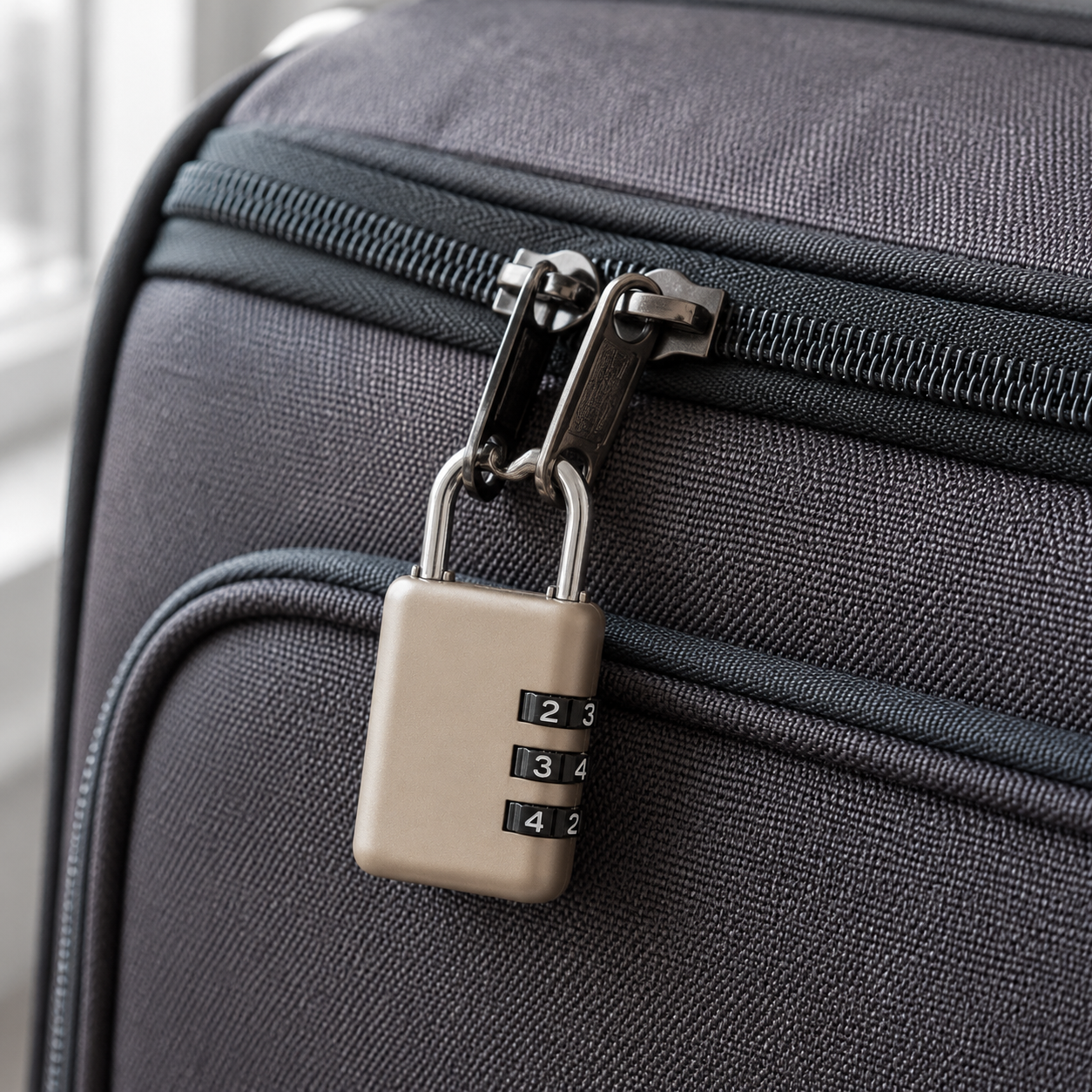 Sand Luggage Combination Lock