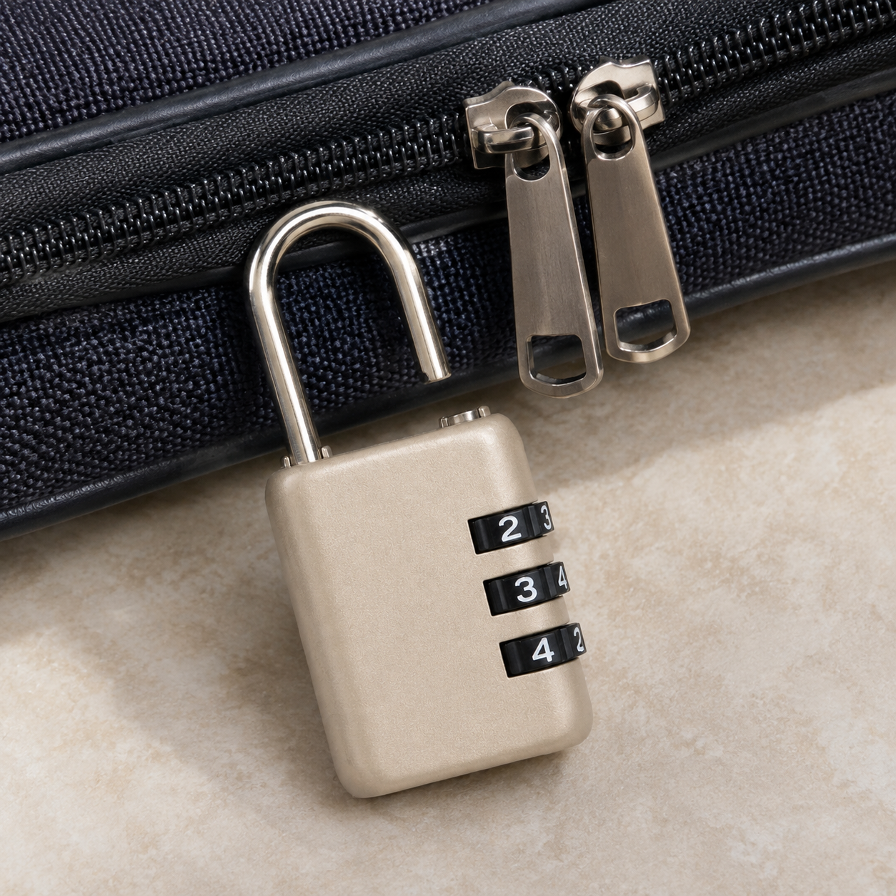 Sand Luggage Combination Lock