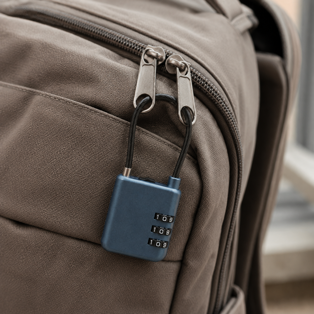 Slate Luggage Cable Lock