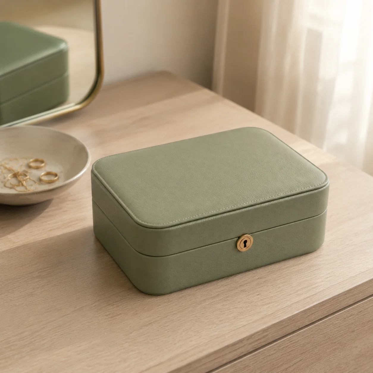 Sage Jewellery Lock Case